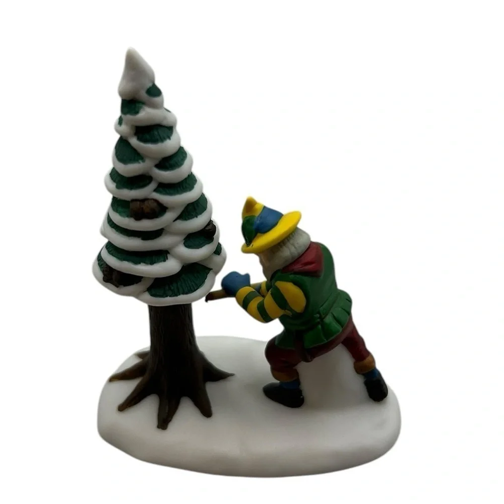 Dept. 56 WOODSMEN ELVES Set of 3 Heritage Village Collection #5630-8 in Box